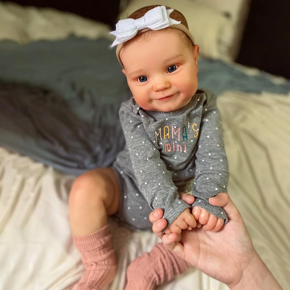 19/24Inch Already Painted Reborn Doll Kit new Maddie With 2025 Cloth Body 3D Painted Skin Mold High Quality Handmade Doll Parts