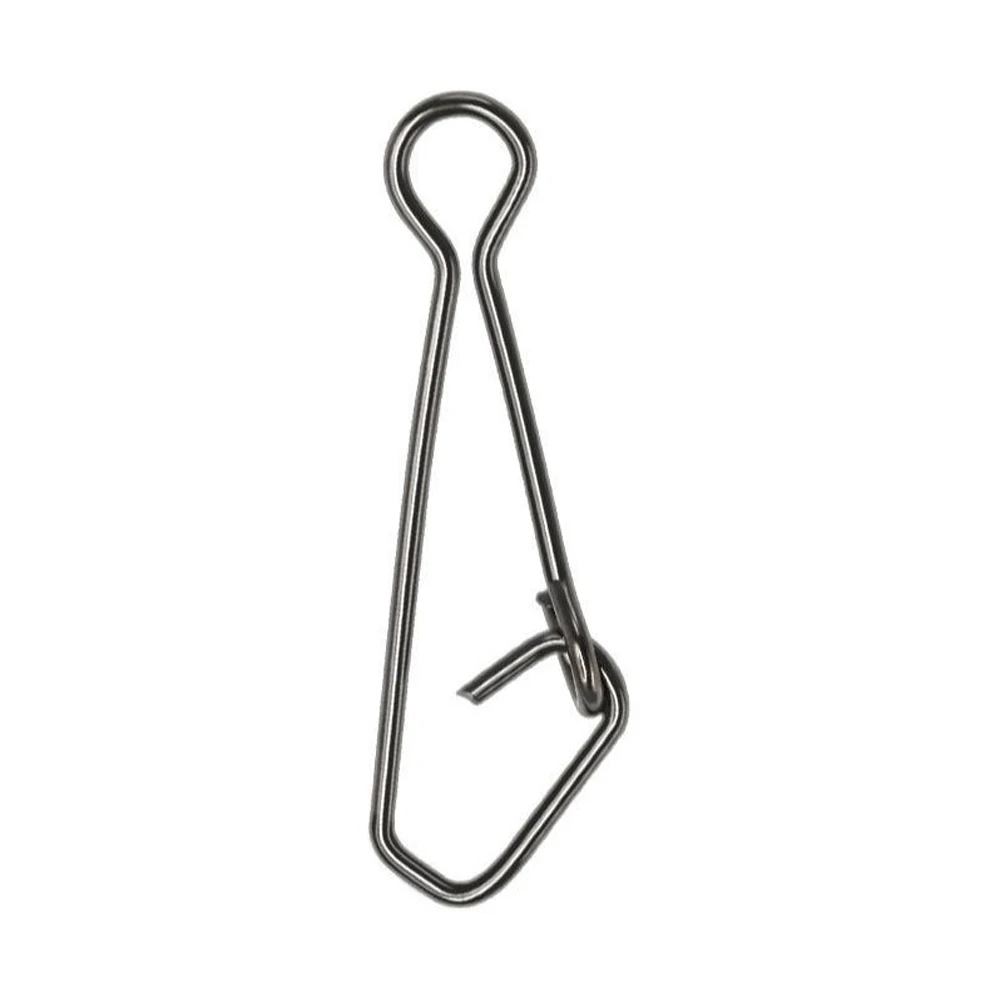 DNDYUJU 100/200pcs Fishing Connector Rolling Swivels Rings Interlock Pin Fishhook Line Lure Snap Swivels Fishing Tackle