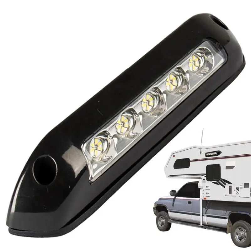 RV Exterior LED Porch Light Waterproof Strip Outdoor 12V Wall Lamps for Motorhome Camper Boats Trucks Awning Easy Installation