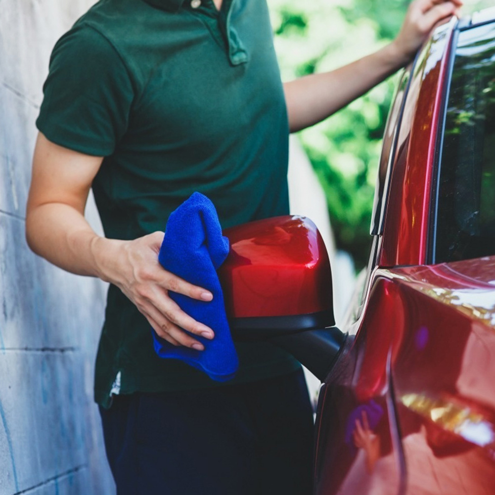 Microfiber Car Cleaning Cloths Thickened Large Soft Cloth Quick Dry Fiber Towel Car Cleaning Towel for Auto Valeting Waxing