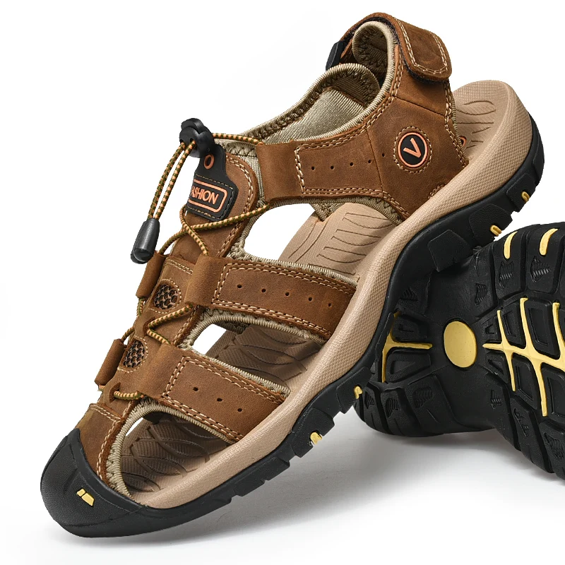 Outdoor Sandals Summer Non-slip Walking Hiking Trekking Shoes Men Breathable new Beach Wading Shoes Casual Sneakers 2025 Size 38-48