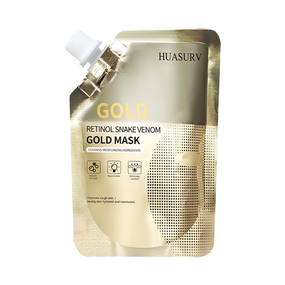 80g Gold Peel Mask Blackheads Cleanses Pores Tightens Facial Mask Deeply Nose Pores Girl Tightens Cleans And Refine Pores