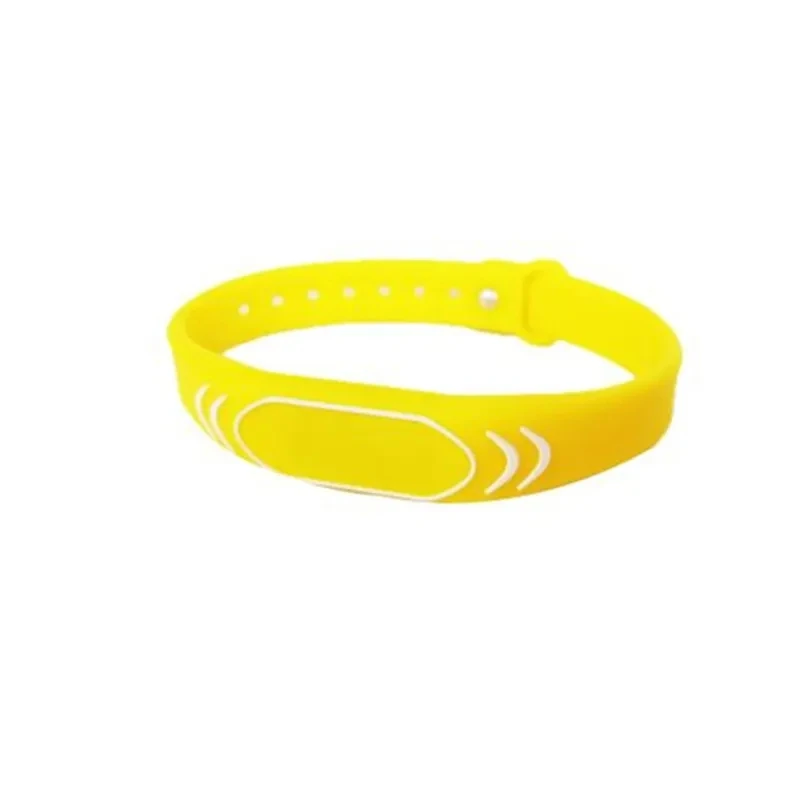 1PCS 13.56Mhz 1K S50 RFID Waterproof Wristband NFC Bracelet Chinese Magic Card Back Door Adjustable Silicone