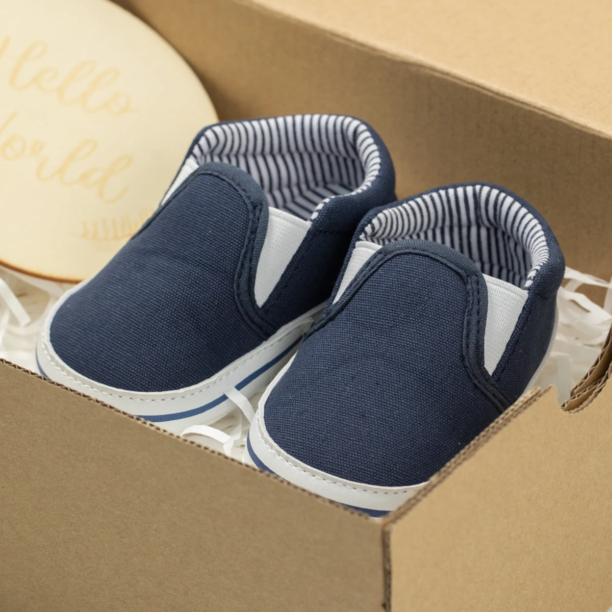 KIDSUN Baby Shoes Boy Girl Canvas Sneakers Newborn Infant Soft Soled First Walkers Toddler Casual Crib Shoes