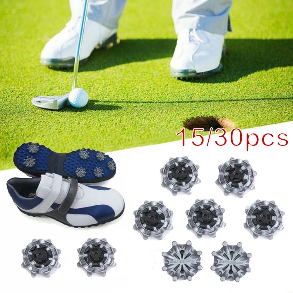 Spikes 15/30Pcs Golf Soft Fast-Twist 3.0 Cleats Shoe Spikes Soft TPR Replacement Set Golf Training Aids smile