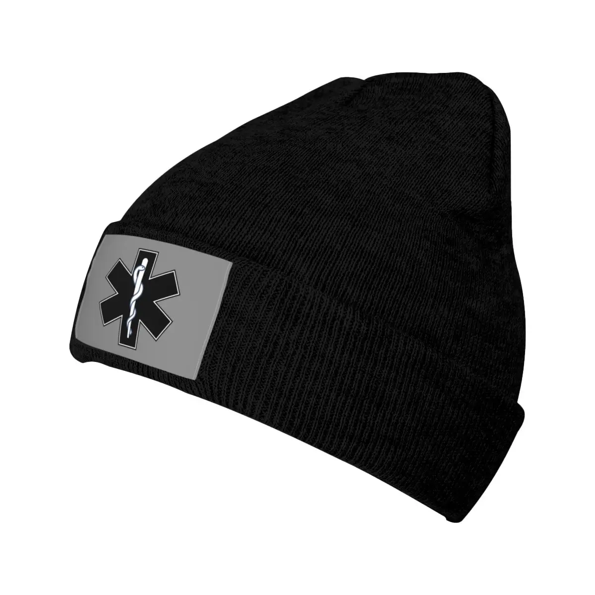 Paramedic Star Of Life Skullies Beanies Caps Unisex Hip Hop Winter Warm Knitting Hat Adult Emt Emergency Medical Bonnet Hats