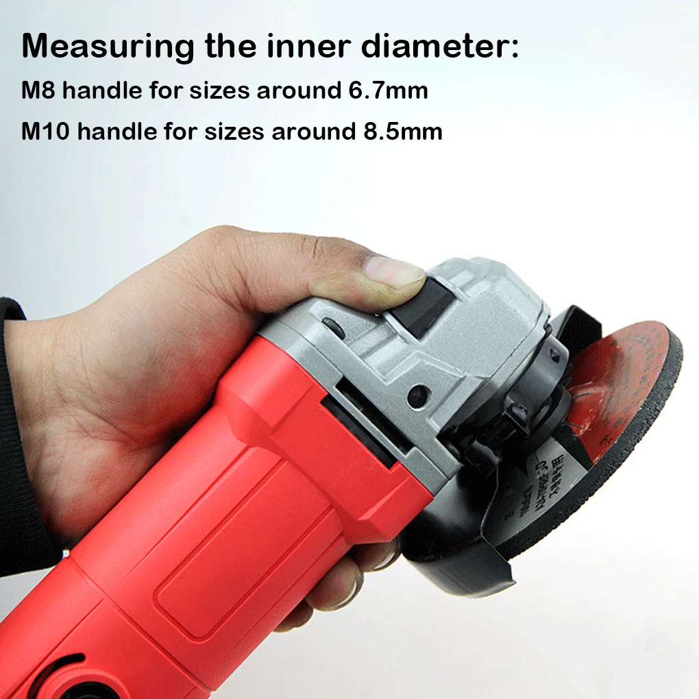 Angle Grinder Handle Replacement Grinding Machine Nonslip Handles Grinders Repair Upgrade Accessories Spare Parts M8/M10