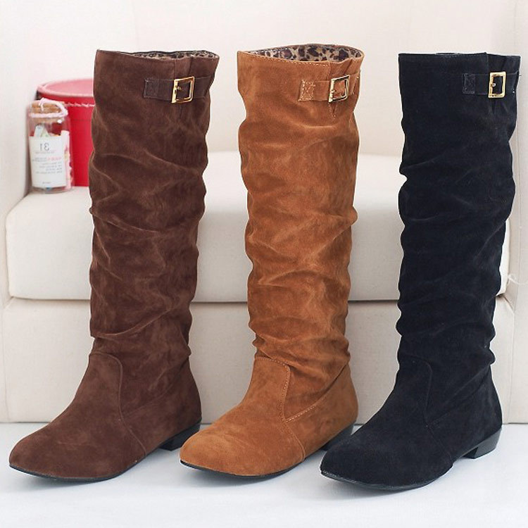 Knee-High Style Women's Rain Outdoor Rubber Water Shoes For Female Plus Size 35-43 Boots Botas rty6 0a54