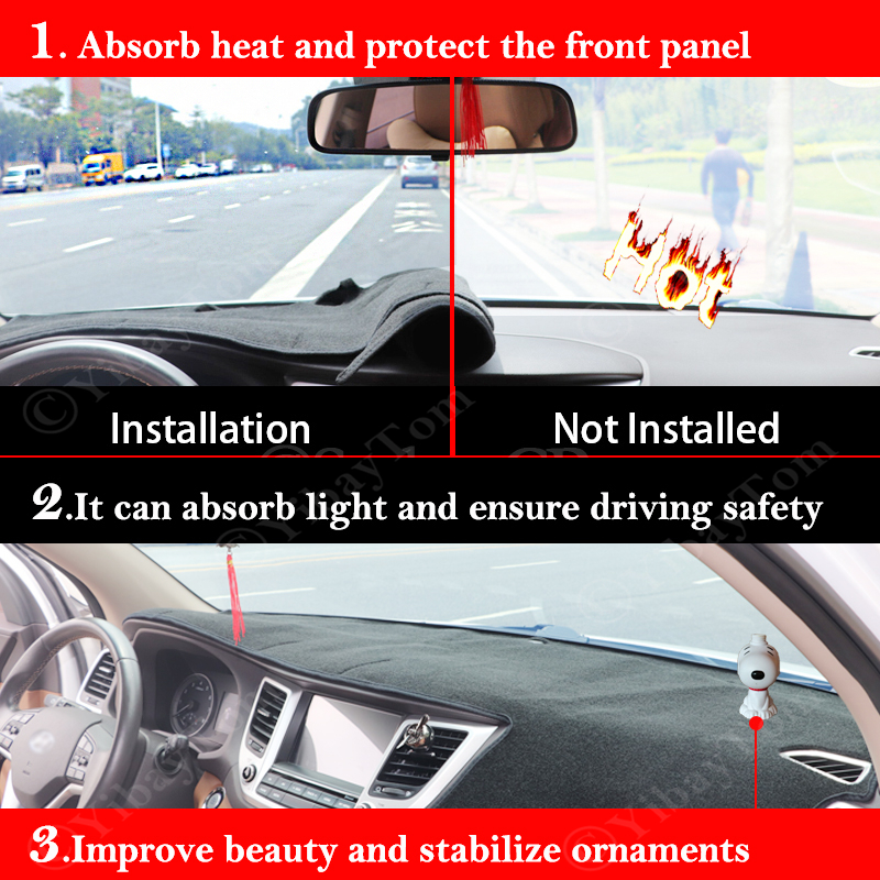 For Nissan NV200 Evalia Vanette 3D Sticker 2010 ~ 2016 Slip Leather Mat Dashboard Cover Sunshade Dashmat Accessories 2014 2015