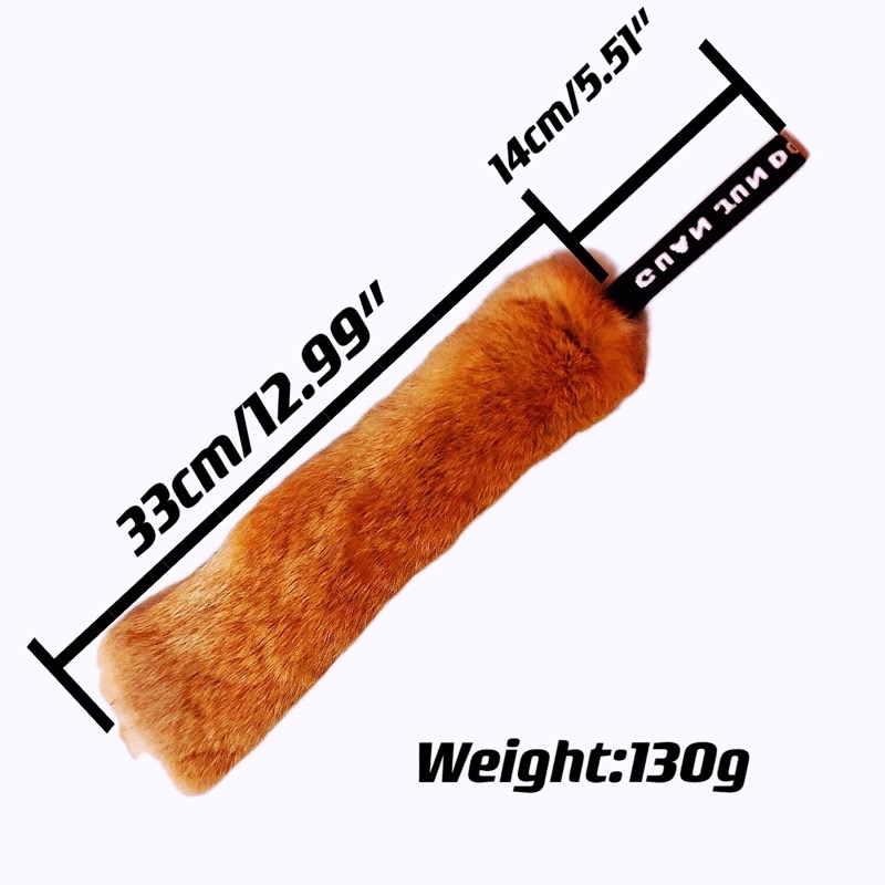 High-Quality Rabbit Skin Dog Bite Cloth Dog Bite Tug Toy Young Dog training interactive supplies Dog Chewing Toy Pet Supply