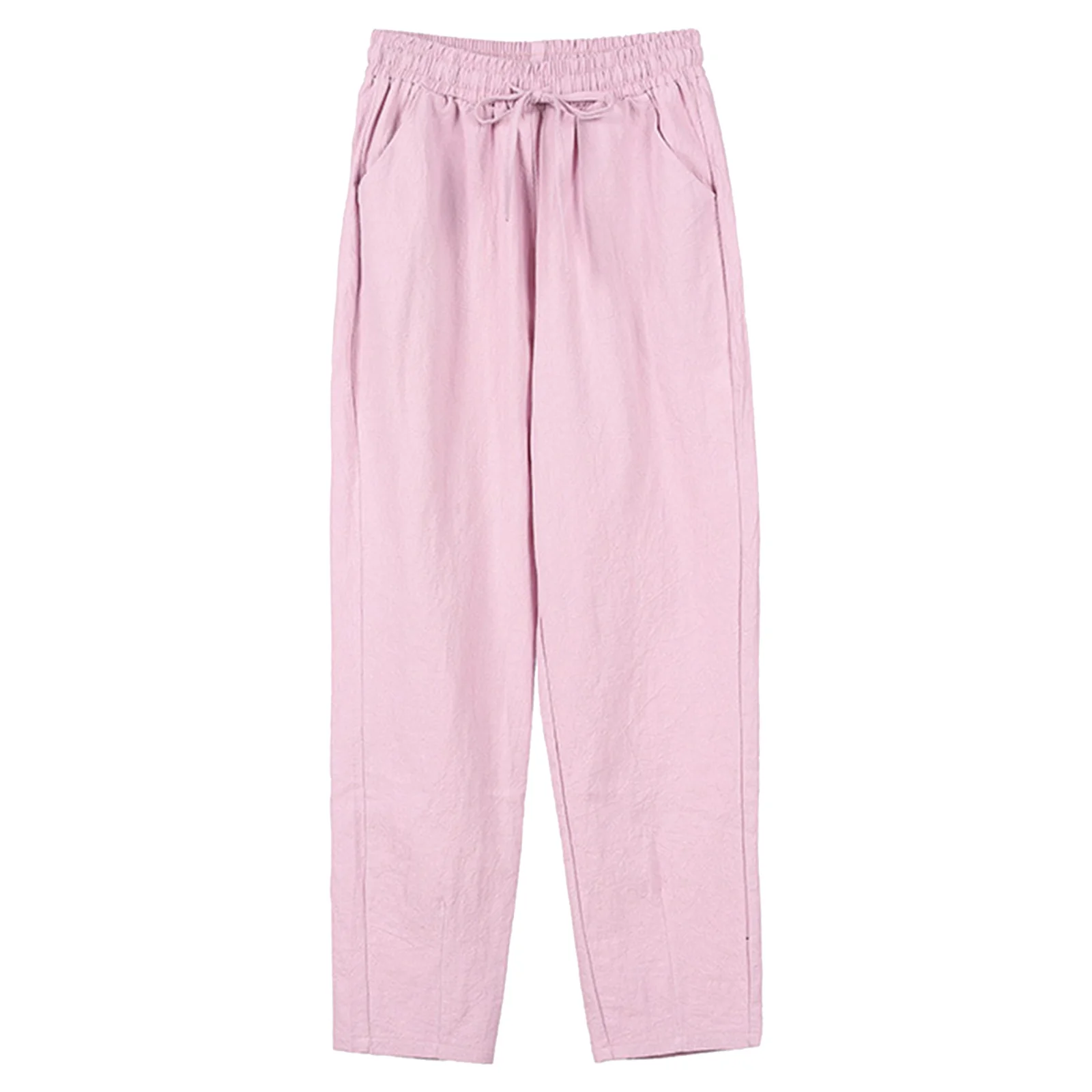 2023 New Straight Wide Leg Women's Pants 2025 Summer Casual High Waist Pants for new Women Solid Color Loose Trousers Female