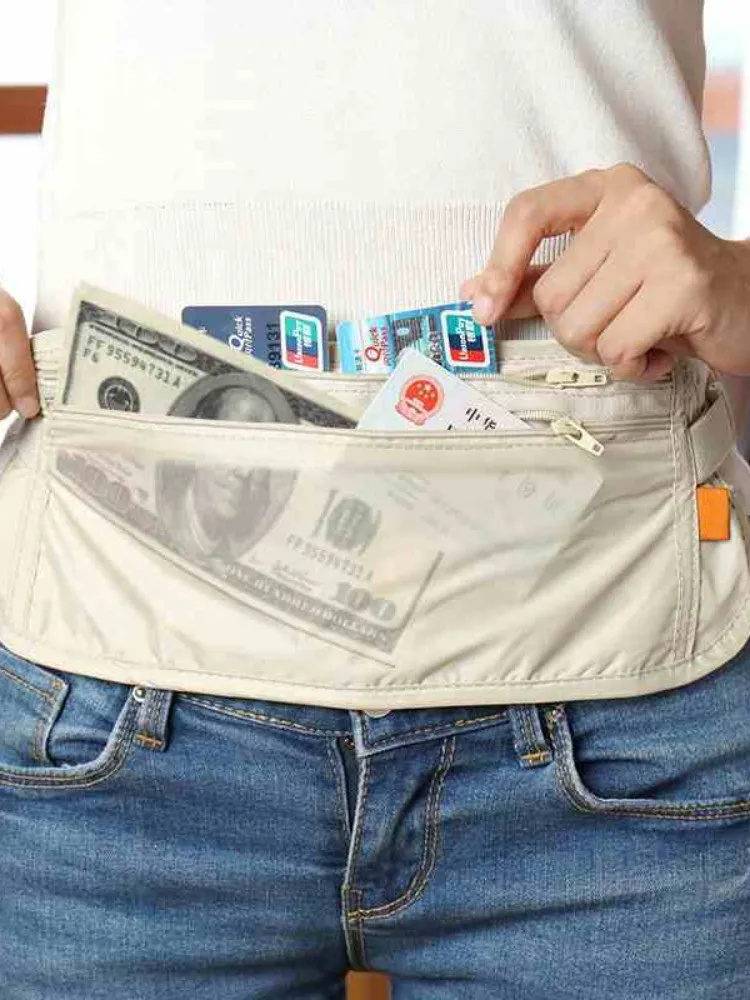 Men 2025 Thin Waist Fanny Pack Belt Bag Travel Hip Bum Bag Small Chest Pouch Phone new Storager Outdoor Invisible Bodypack Anti-theft