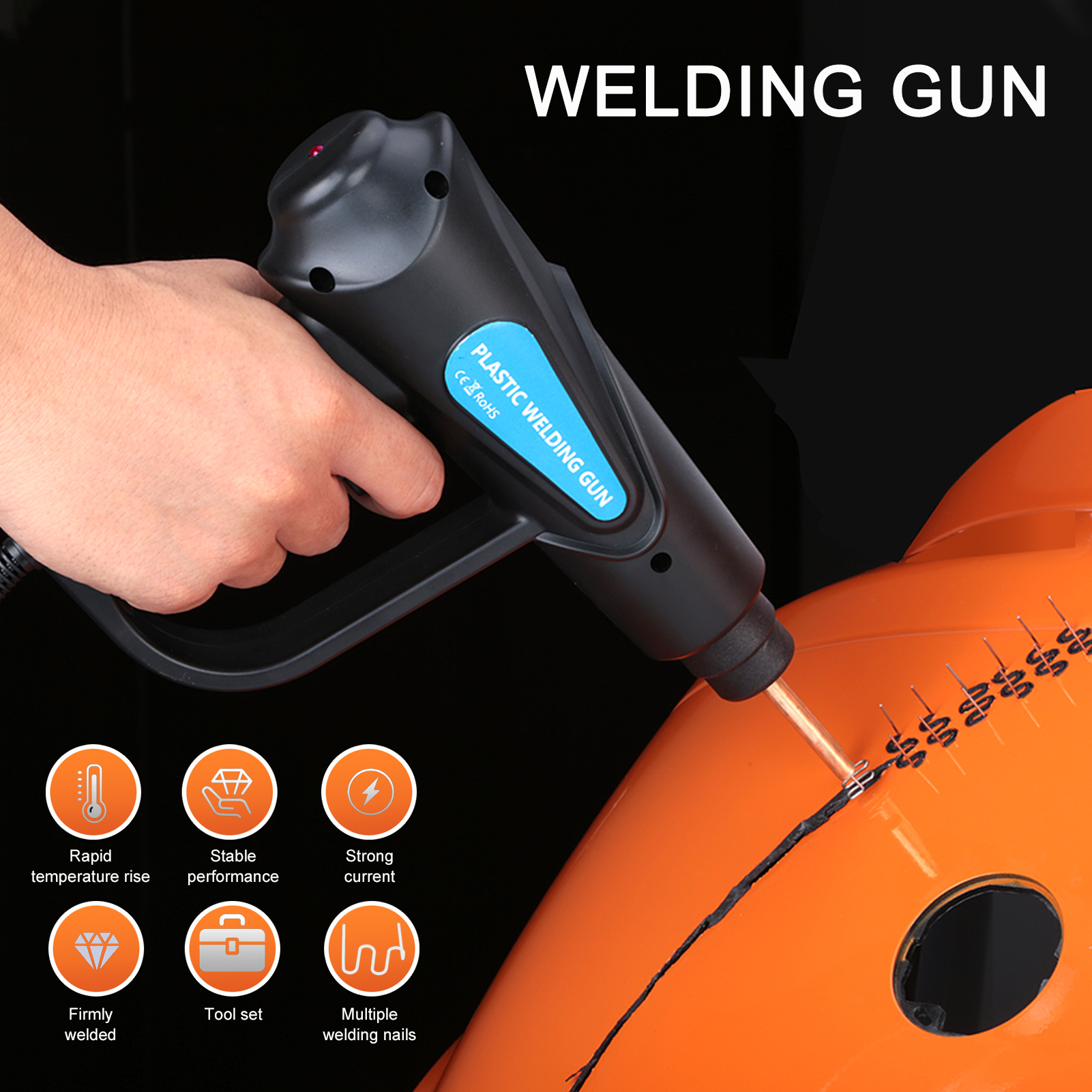 70W Hot Stapler Plastic Welding hine Car Bumper Repair Kit 4 types new Wave Staples Welding Repairing hine Welder 2025 Gun Repair
