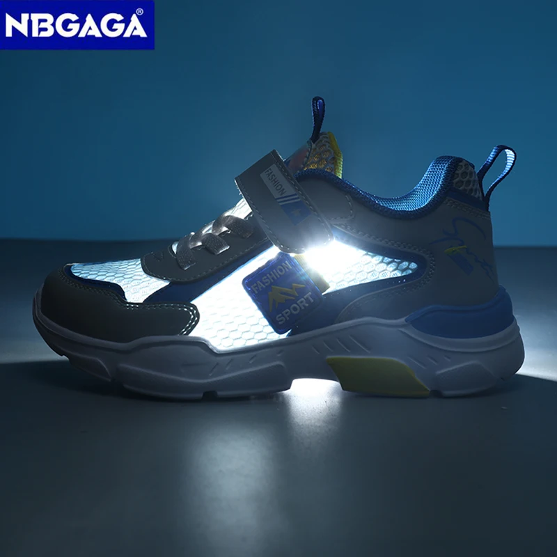 Summer Single Net Breathable Boys Sport Shoes Children Sneakers Rubber Leisure Trainers Casual Kids Sneakers
