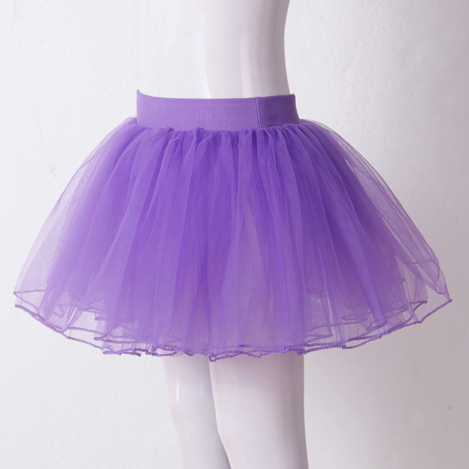 new Girls Ballet Dance Leotards Long Sleeve Solid Color Leotard+Tulle Tutu 2025 Skirt Outfit Kids Gymnastics Workout Performance Bodysuit