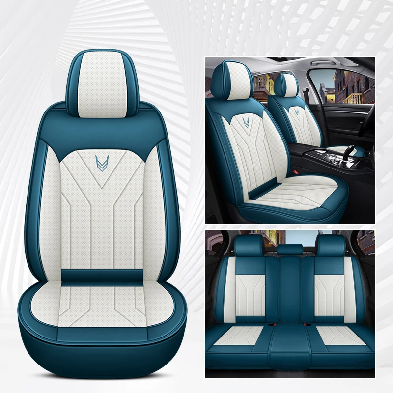 Universal Car Seat Covers Full Set For Kia Sportage Ceed Stonic Stinger Soul RIO Seltos Cerato Sorento Auto Accessories Interior