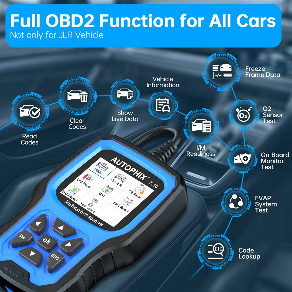 AUTOPHIX 7310 OBD2 Scanner For Land Rover For Jaguar All Systems Car Code Reader Oil DPF ABS Diagnostic Tool for JLR After 1996