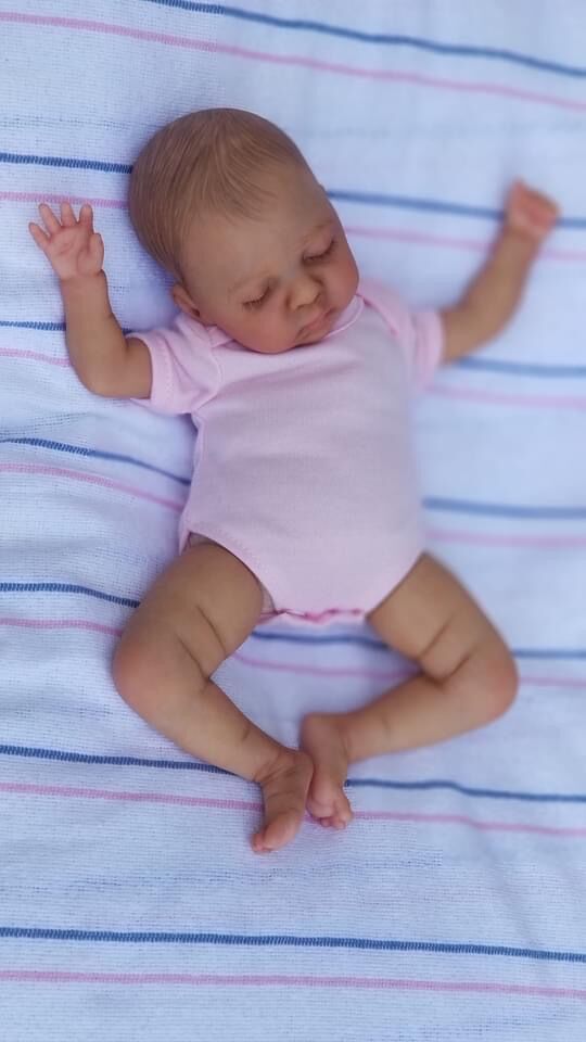 NPK 10inch Mini Reborn Doll Luna Sweet handy Doll soft Body real touch Art Made 3D Skin Lifelike Baby Collectible Doll