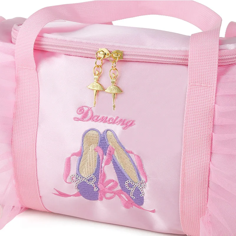 Personalized Embroidered Girls Dance Bag new Pink Duffle Bag Custom Name Dance Bag Dance Bags 2025 for Girls