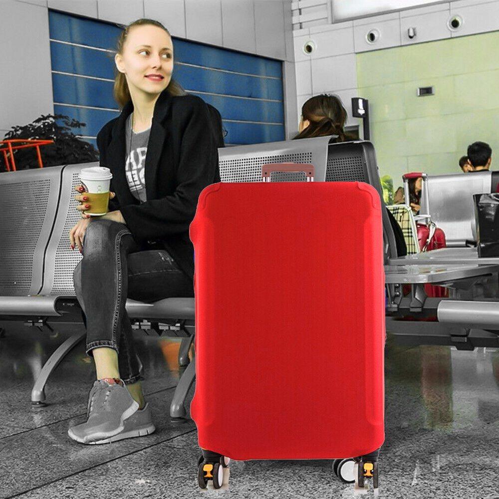 Luggage Case Suitcase Protective Cover Dog Series Travel Accessories Elastic Luggage Dust Cover Apply To 18''-28'' Suitcase