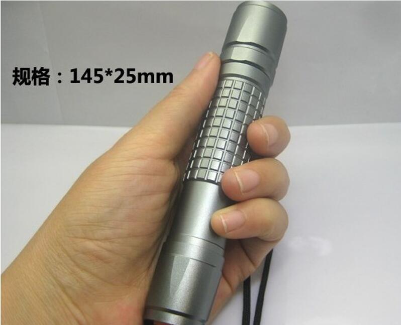 Caldo!Nuova 5MW 50000M 532NM 10 Mile SOS MW Flashlight Military Tlashlight Viol…