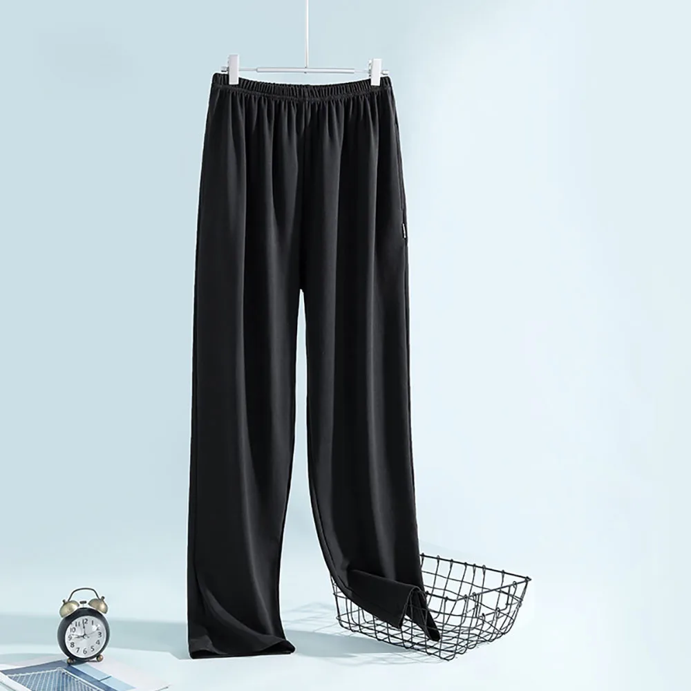2025 4XL High Elastic new Loose Pama Pants Spring Summer Cool Smooth PJ Pants Pamas for Men High Quality Super Soft Sleepwear Pant