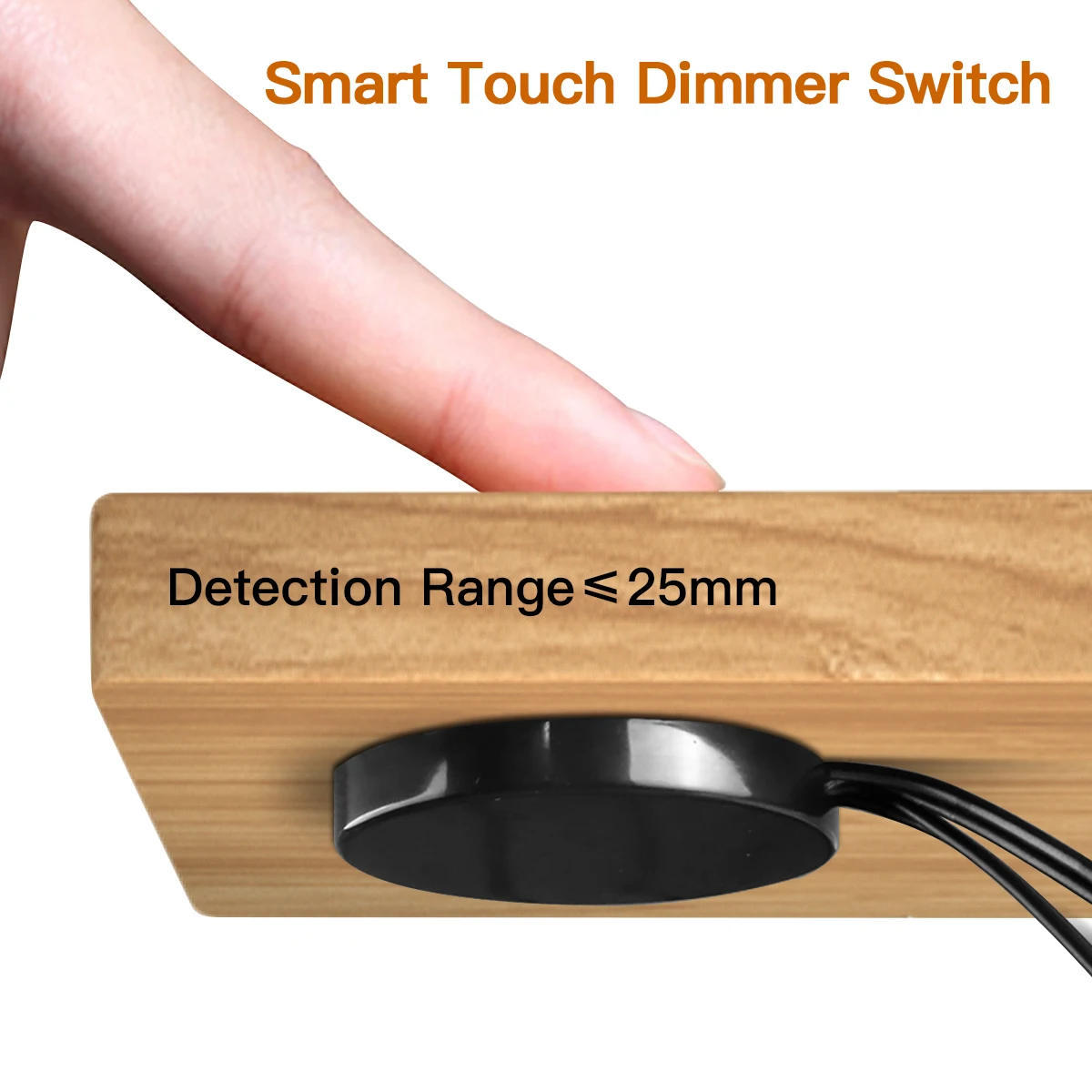 Sweep Dimmer Sensor Penetrating Switch 12V 24V Wood Panel Touch Switch LED Dimmable Touch Sensing Hidden for Wood Lighting