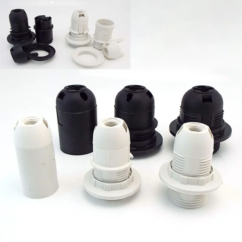 E27 220V 110v E14 M10 socket led Light Bulb Lamp base cap head power Holder electric Pendant Socket Screw Lamp shade Converter P smile