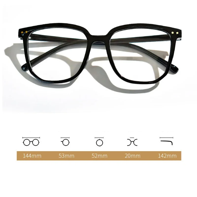Men Women Ultralight Computer Glasses Trendy Clear Minus Diopter Eyeglassses Nearsighted Blue Light Blocking Eyewear Myopia