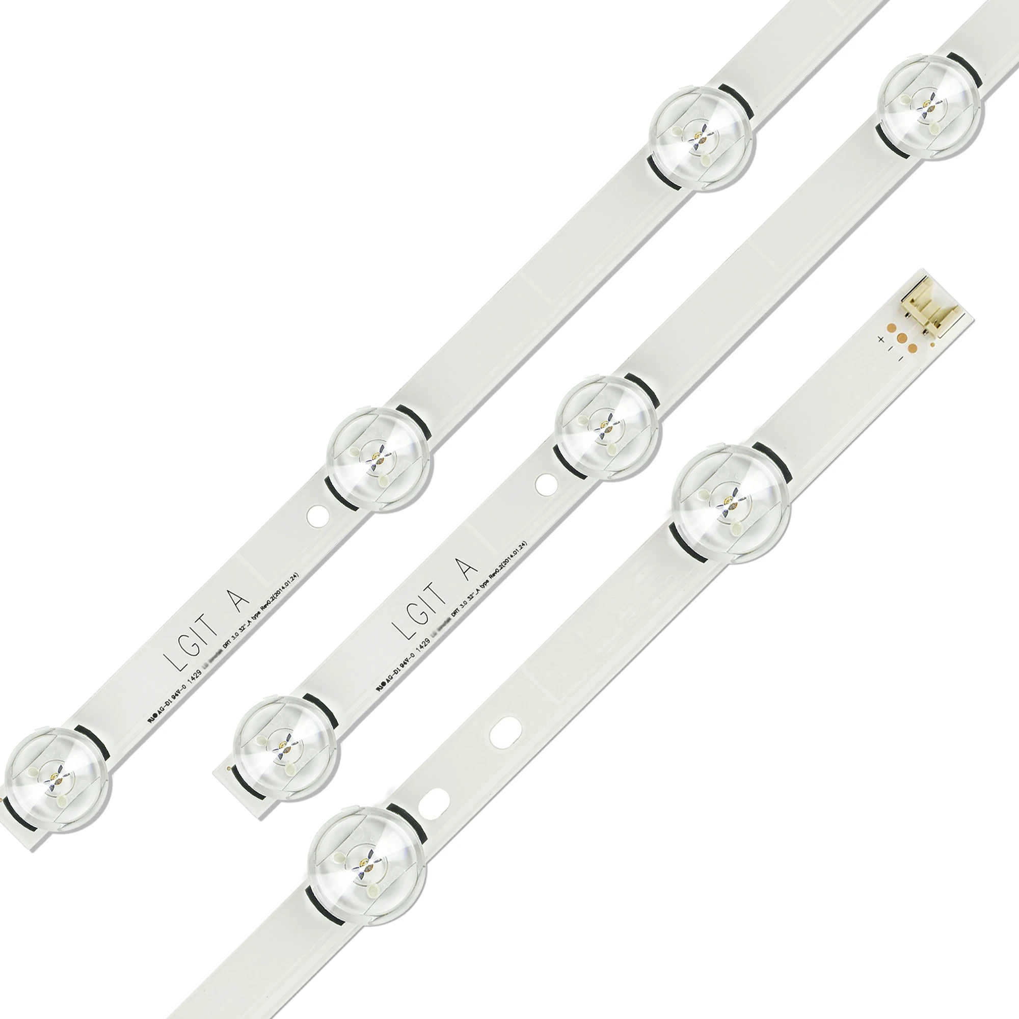 3pcs/lot Backlight 2025 LED Strip new Bars For LIG HC320DXN NC320DXN LC320DXE FGA6 FGA3 320DUE NC320DUN VBBP3 32 inch TV LED Backlight