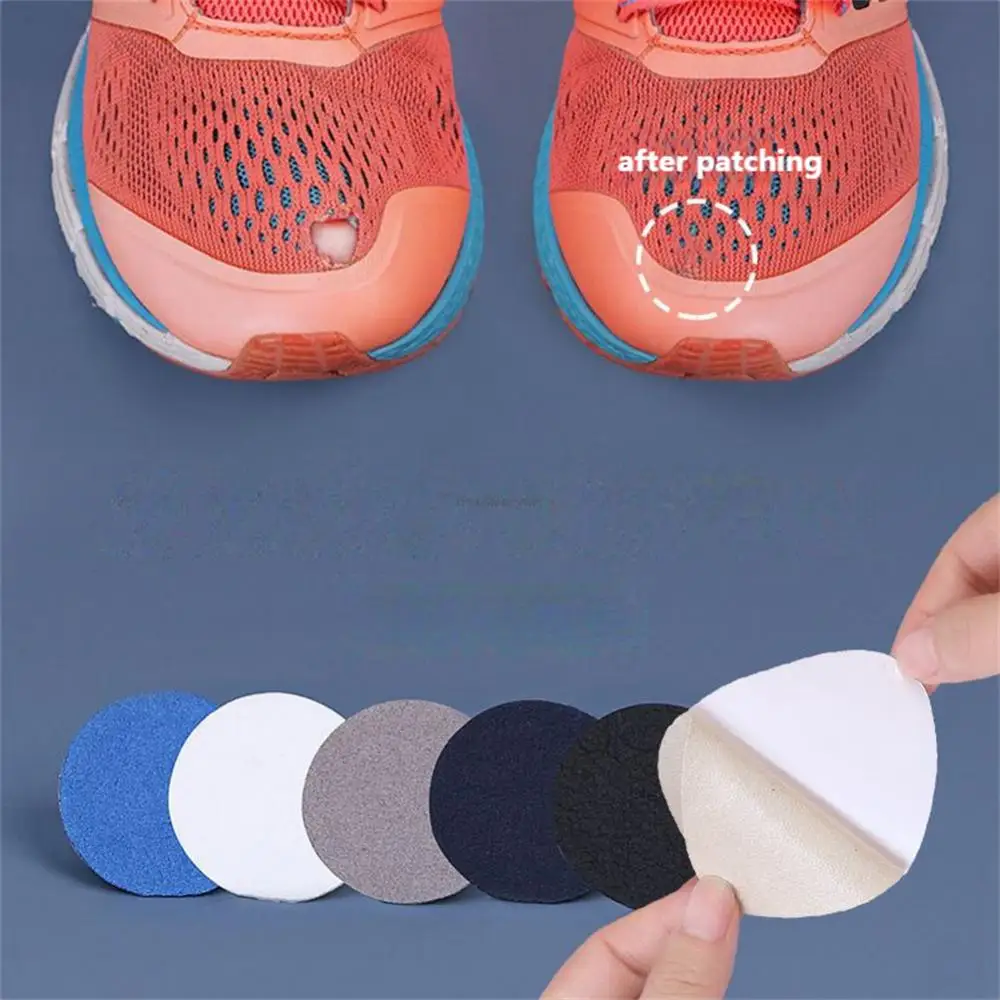 6Pcs/Set Shoe Patch Self-adhesive new Vamp Repair Sticker Sports 2025 Shoes Mesh Broken Hole Inner Lining Worn Patch Shoe Accessories