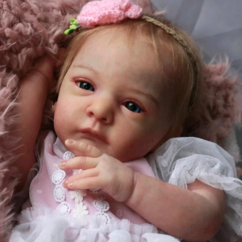 Clearance 20Inch 2025 Already Painted Reborn new Doll Kit Malea With Cloth Body DIY Mold Unassembled Handmade Reborn Doll Parts