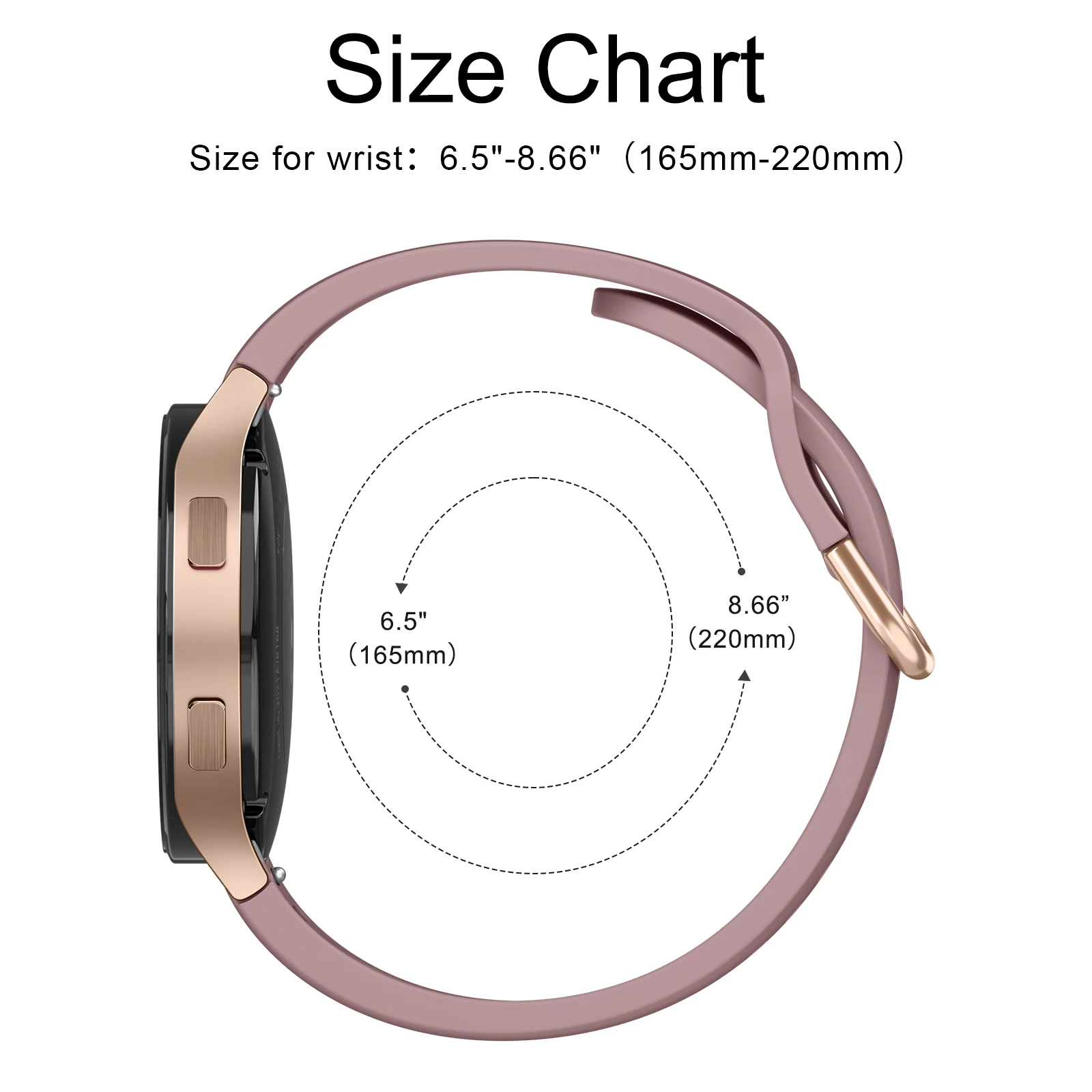 4Pack No Gaps Silicone Strap For Samsung Galaxy Watch 4 5 6 40mm 44mm/4 6 Classic 42mm 46mm 43mm 47mm/5 Pro 45mm Band Bracelet