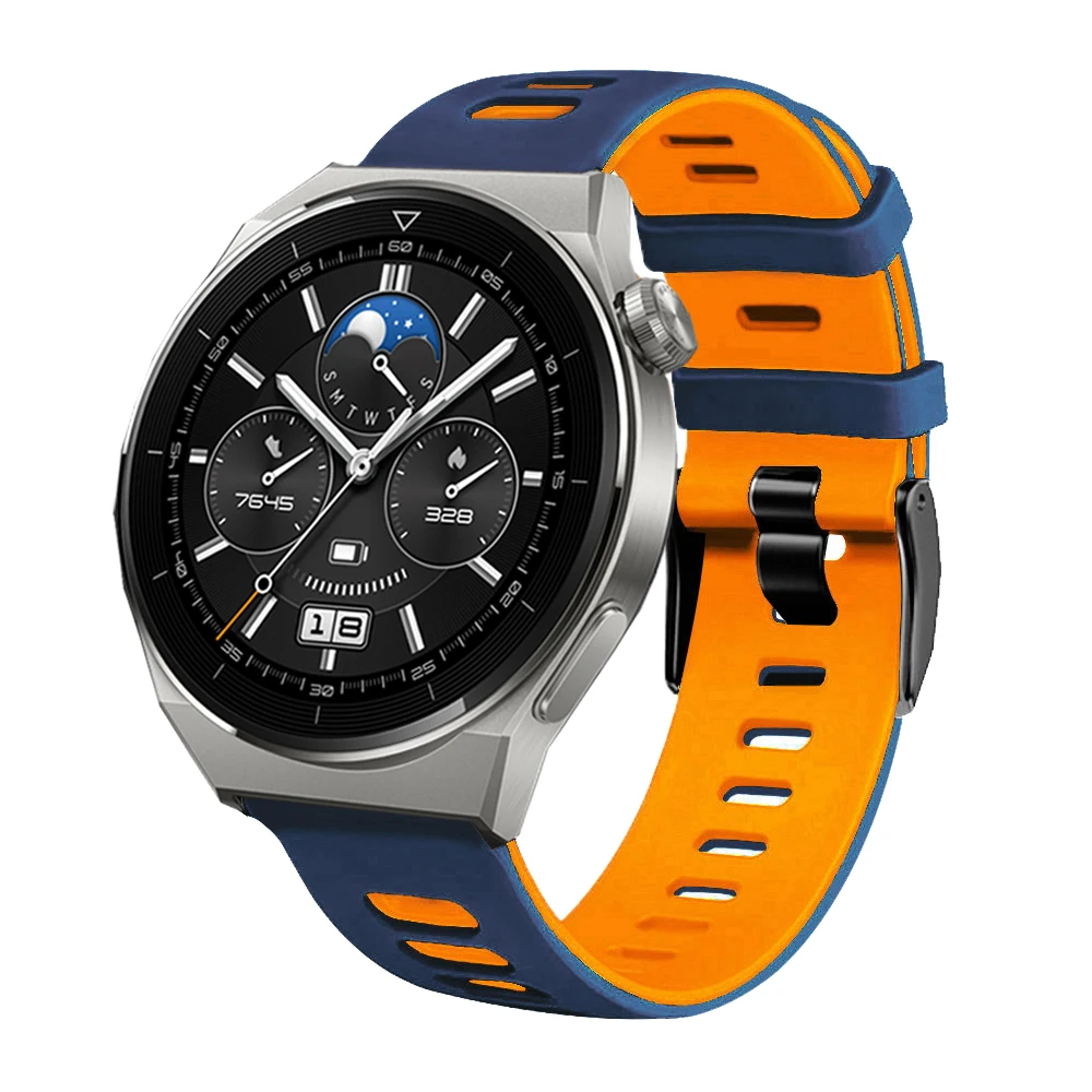 22mm Bracelet Band For Huawei Watch GT3 GT2 Pro 46mm SE SmartWatch Strap For Huawei GT 4 3 2 Pro 46mm Silicone Watchbands Correa