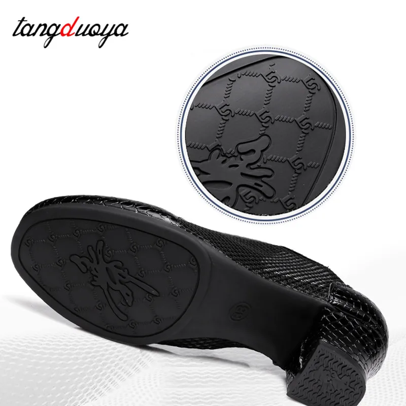 Modern dance shoes women practice closed toe 2025 new summer mesh modern jazz dance sneakers women breathable outdoor Practice Dance Shoe