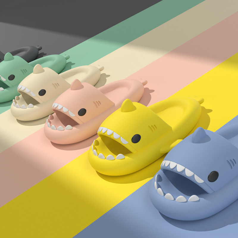 2024 Summer Slides: Soft & hot Fun Shark Slippers for Beach, Bathroom, and Outdoor
