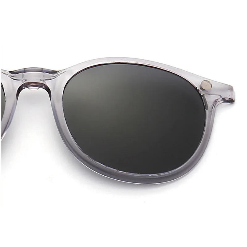 2 IN 1 Magnetic Polarized Sunglasses Soft Transparent Color Frame Clear Lens Sun Glasses Classic Vintage Sunshades