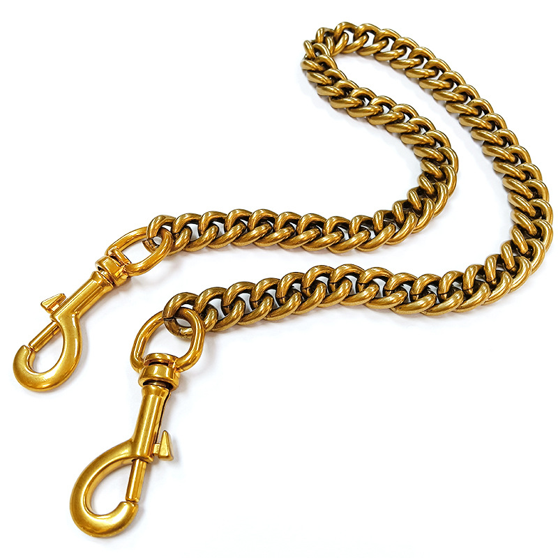 Aluminum strap bag sier gold o shape metal chain 13.4mm Designer handbag purse replacement Accessories Hardware 2508 4