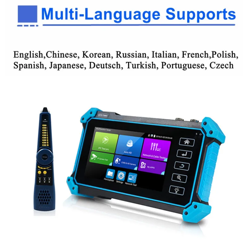 Tester 5200 IPC 4K Plus CCTV IP Camera Tester 8MP AHD CVI TVI SDI Camera 12MP IPC Camera Tester Display Monitor HDMI Cable Test smile