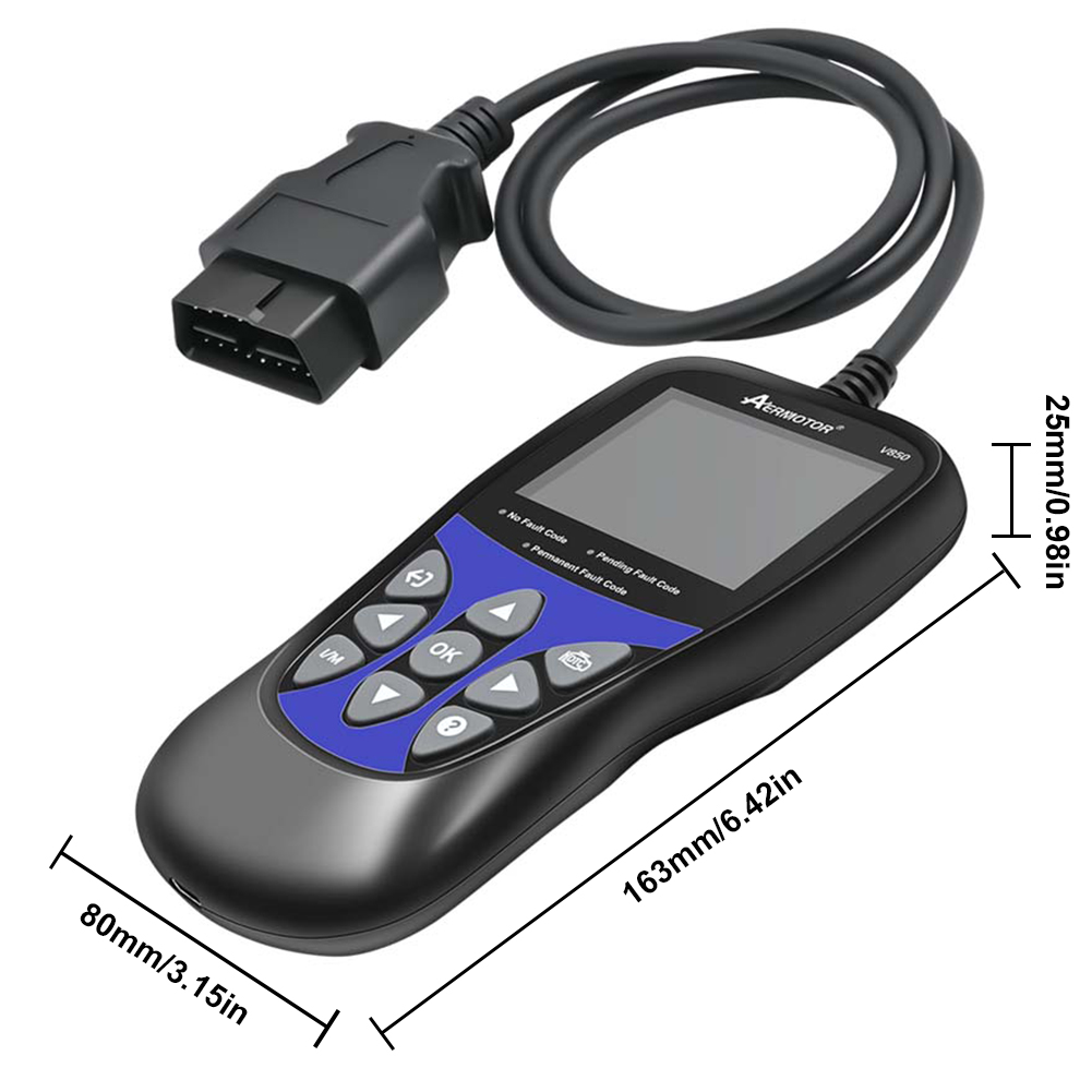 Car Engine Fault Code Reader Universal Car Scan Diagnostic Tool Check Engine Code Reader for All OBD II Protocol Cars Since 1996 f888d