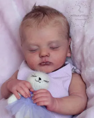 New 20 Inch Reborn Doll Kit Alessia Limited COA Newborn Vinyl Doll Kit Unpainted Unfinished Doll Parts DIY Blank Reborn Molds
