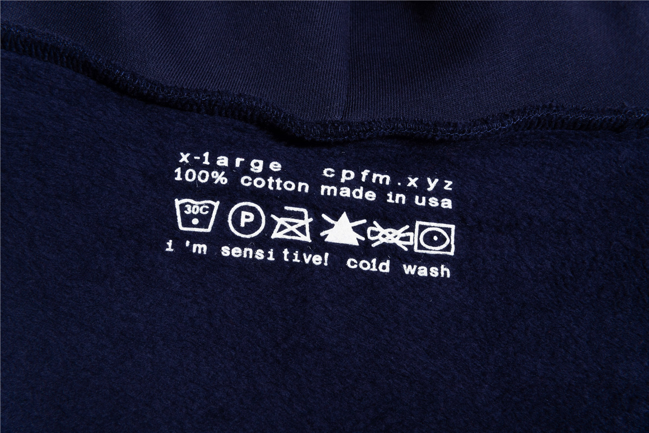 2022 Print Tag CPFM.XYZ Hoodie Men Women 3D Foam Logo 1:1 Ye Must Be Born Again Hoodie Heavy Fabric Kanye West Sweatshirts