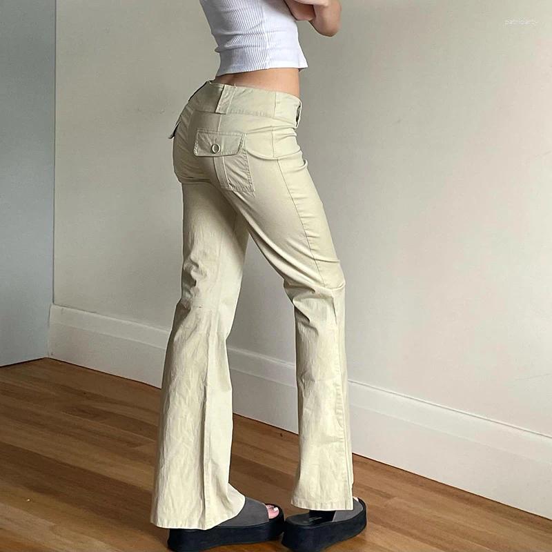 Women's Pants Hong Kong Style Girls Fashionable Solid Color Micro La Casual Spring And Summer Millennium Leg Long