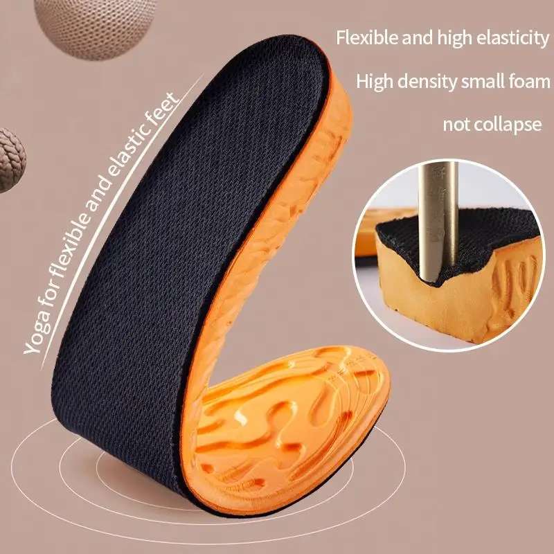 1.5-3.5cm Orthopedic Height Increase Insoles new For Women Men Shoes Breathable Comfortable Cushioning soft sole Feet 2025 Care Insole