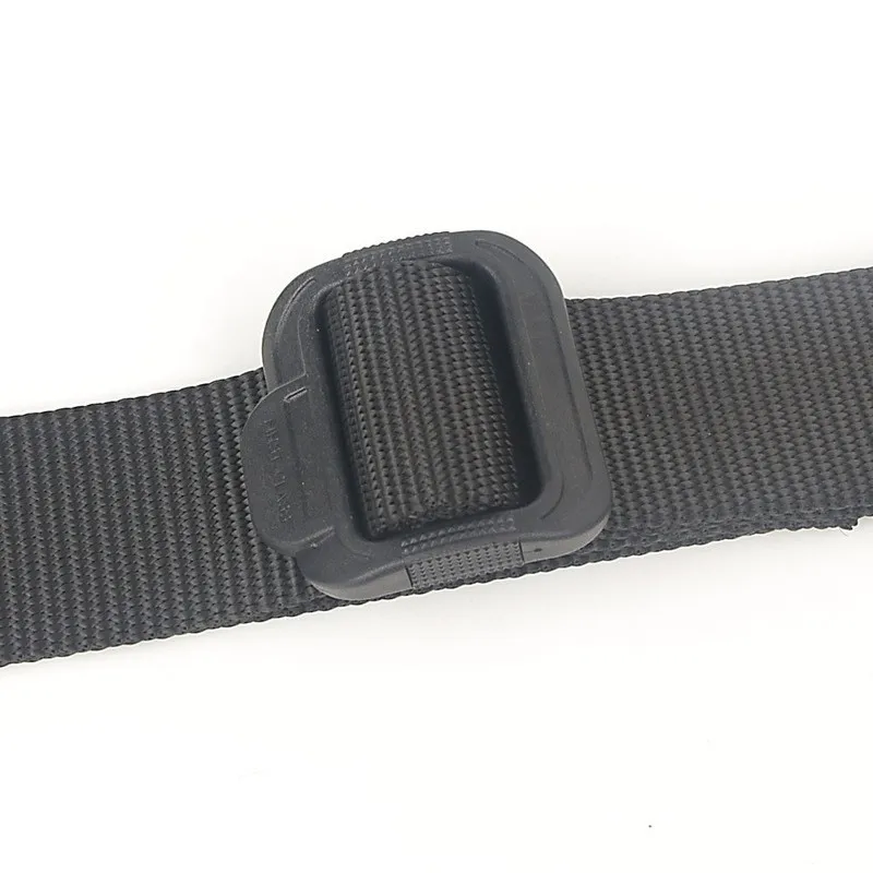 Military Belt For Men Army Tactical Belts Adjustable Male Outdoor Travel Waistband With For Plastic Buckle 120cm High Quality