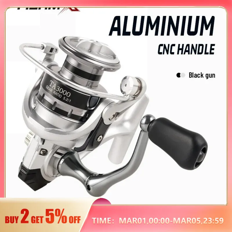 FishMX Spinning Fishing Reel Ultralight Max Drag 10kg Spinning Reel for Carp Pike Bass Fishing Coil