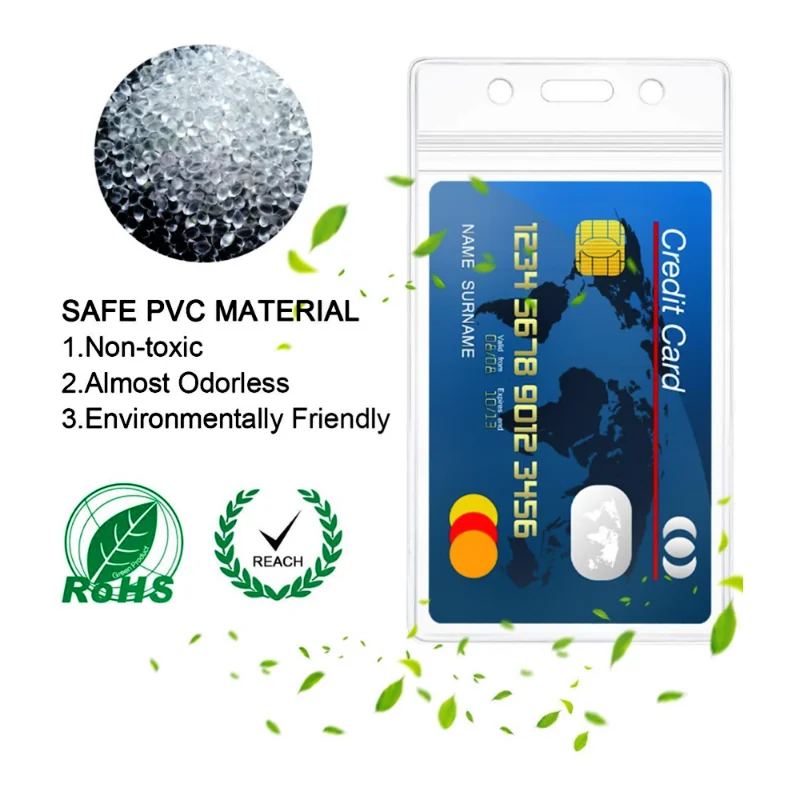 10/1PCS Waterproof Transparent Card Holder Plastic Card id new Holders 2025 Case To Protect Credit Cards Card Protector Card Holder
