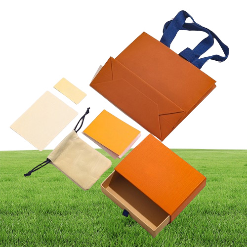 Luxury Jewelry Packaging Box Pouch Set Display Gift Boxes with Correct Letter Top Quality