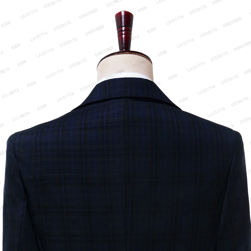 SILIWEYA 2023 Men Suits Peaked Lapel Wedding Suits new 2 Pieces 2025 Slim Fit Men's Party Tuxedos Groom Wear Bridegroom (Jacket+Pants)