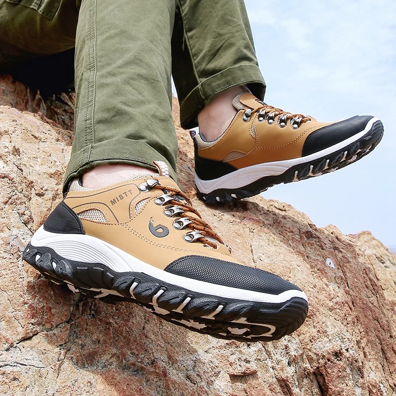 Men's Fashion Outdoors Quality Sneakers Waterproof Platform Men Desert Comfortable Casual Shoes Atos Hombre Big NEW Hot Size 39-48